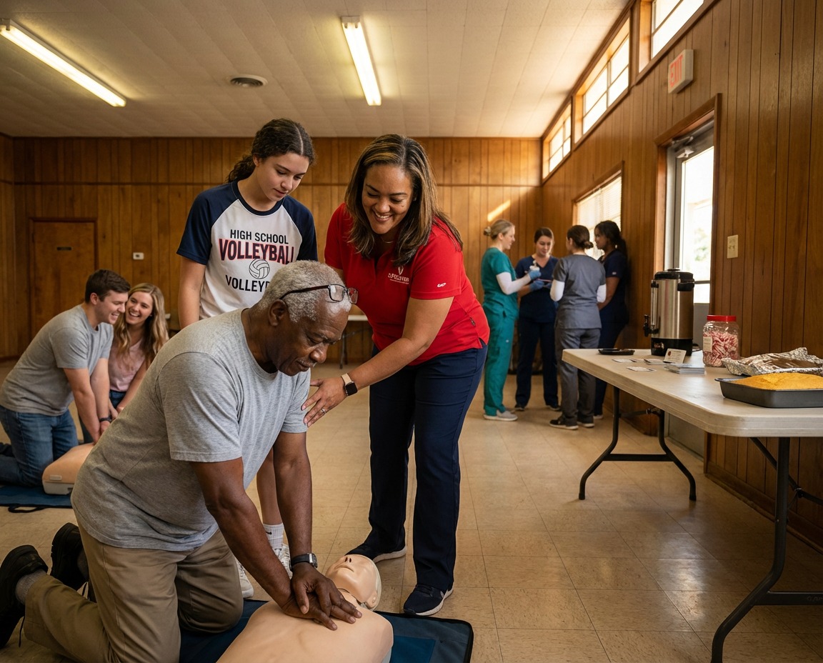 Community CPR and First Aid training