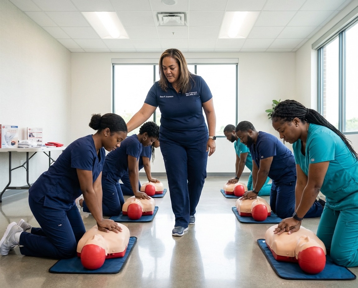 AHA certification and CPR training